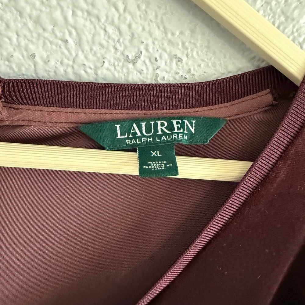 Lauren Ralph Lauren Jumpsuit in‎ Plum Size XL - Picture 4 of 5